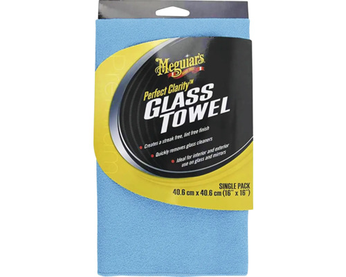 Meguiar's Glasreinigungstuch Perfect Clarity Meguiars Perfect Clarity Glastuch, 40,6 cm x 40,6 cm