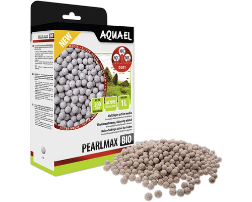 Aquael Pearlmax Bio Filtermedium für Aquarien, Packung mit Filterbällchen