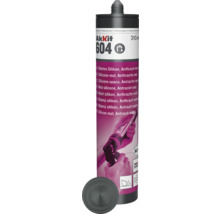 Akkit 604 Sanitär Silikon, matte Anthrazit Farbe, 310 ml Kartusche