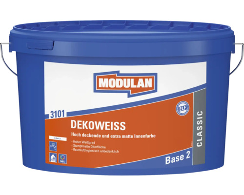 Blauer Eimer Modulan Dekoweiss Innenfarbe