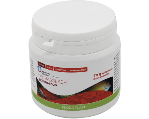 Aquariumfischfutter Aquarium Münster Dr. Bassleer Biofish Food FLORA FLAKE 70 g Dr. Bassleer Biofish-Food Flora Flake Fischfutter, 70 Gramm