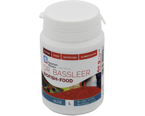 Aquariumfischfutter Aquarium Münster Dr. Bassleer Biofish Food Aloe L 60 g Dr. Bassleer Biofish-Food für Aquarienfische