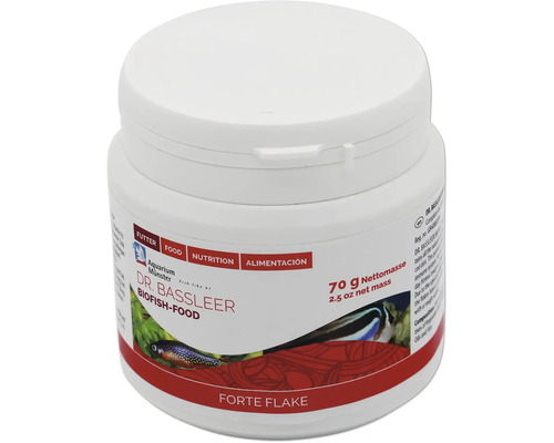Aquariumfischfutter Aquarium Münster Dr. Bassleer Biofish Food Forte Flake 70 g Dr. Bassleer Biofish-Food Forte Flake Fischfutter, 70 Gramm Nettogewicht
