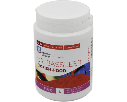 Aquariumfischfutter Aquarium Münster Dr. Bassleer Biofish Food Fuco L 150 g Dr. Bassleer Biofish-Food, Fischfutter in Dose