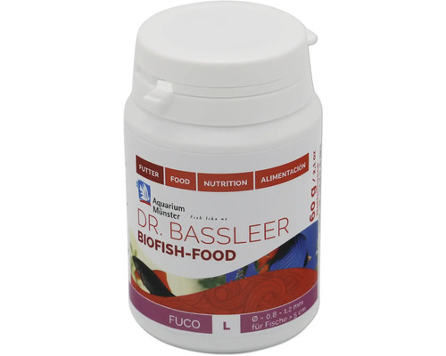 Aquariumfischfutter Aquarium Münster Dr. Bassleer Biofish Food Fuco L 60 g Dr. Bassleer Biofish-Food Fischfutter für Aquarienfische