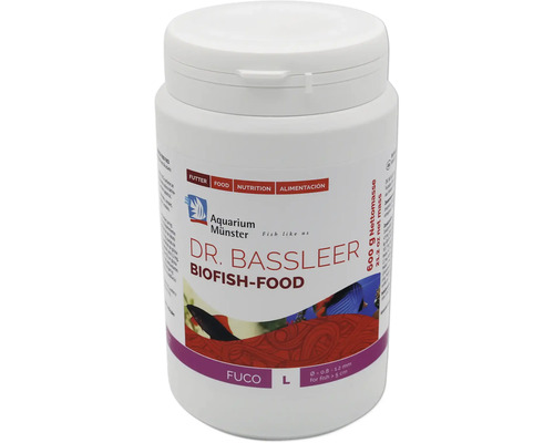 Aquariumfischfutter Aquarium Münster Dr. Bassleer Biofish Food Fuco L 600 g Dr. Bassleer Biofischfutter, 600 Gramm Dose