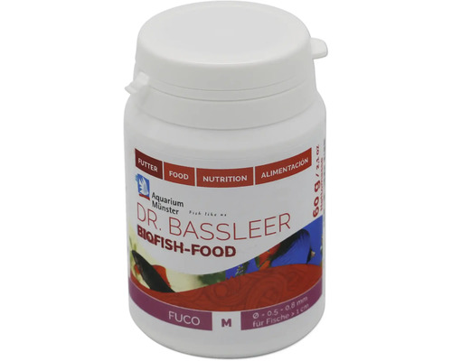 Aquariumfischfutter Aquarium Münster Dr. Bassleer Biofish Food Fuco M 60 g Dr. Bassleer Biofish-Food für Aquarienfische