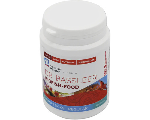 Dr. Bassleer Biofish-Food, reguläre Shrimp Sticks, 150 Gramm, Fischfutter
