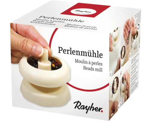 Verpackung einer Perlenmühle von Rayher