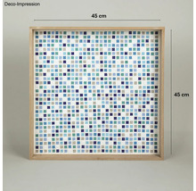 Dekotablett mit Mosaikmuster, 45 mal 45 cm