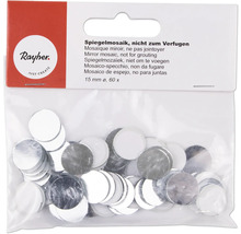 Rayher Spiegelmosaik, 15 mm Durchmesser, 60 Stück, nicht zum Verfugen