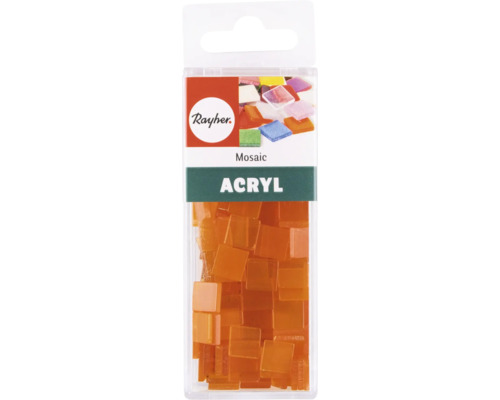 Rayher Logo, Acryl Mosaiksteine in Verpackung