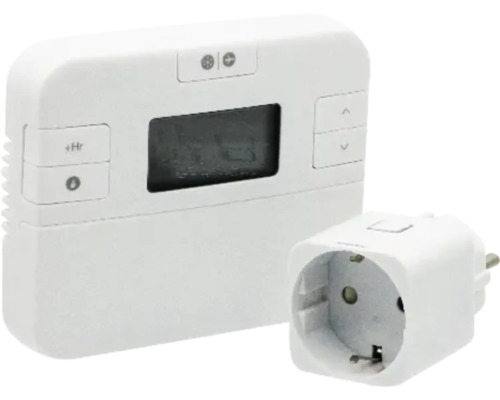 Heizkörperthermostat mit Steckdose