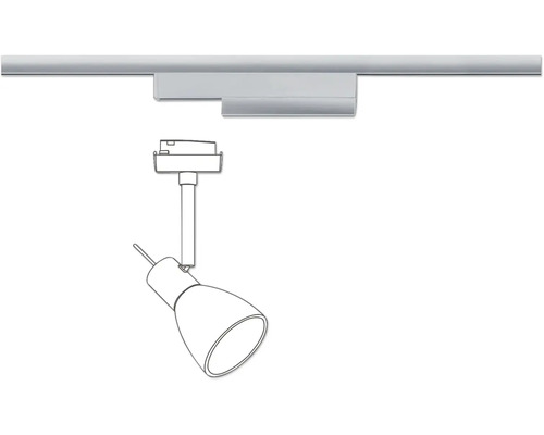 Schienensystem mit Spot zur Deckenmontage
