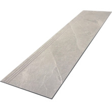 Graue Fliese mit Trittkante für Treppen