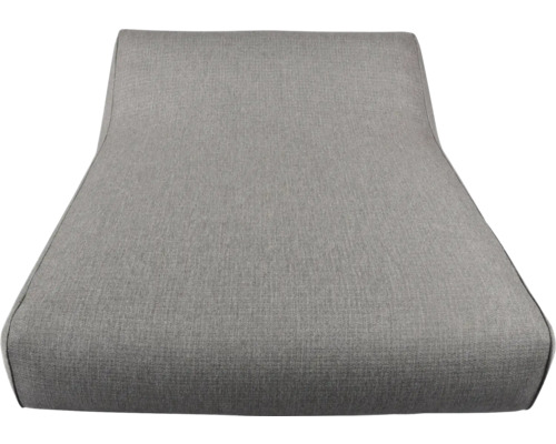 Grauer Loungesessel aus Stoff