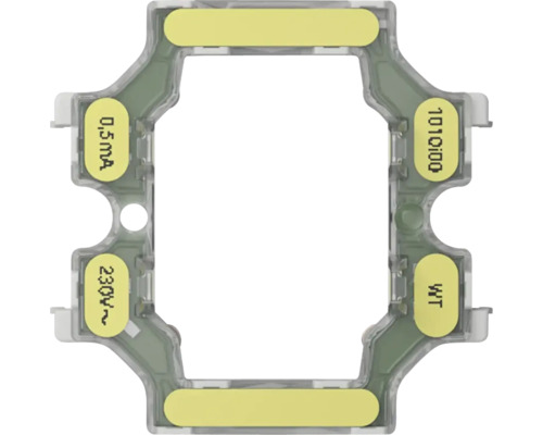 NEUE Generation Gira 3791010 LED-Glimmlampe weiß 0,5 mA 230V Variante 1 Befestigungsrahmen für Schalter