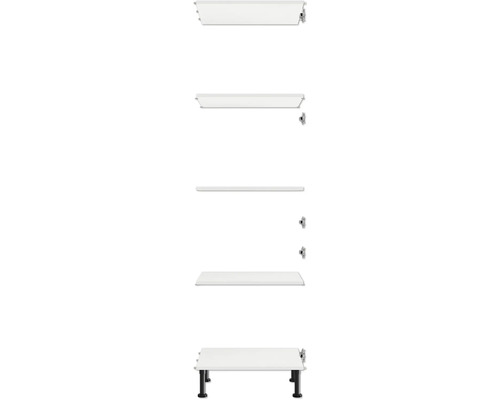 Badezimmermöbel-Set mit Waschbeckenunterschrank, Hängeschrank und Unterschrank
