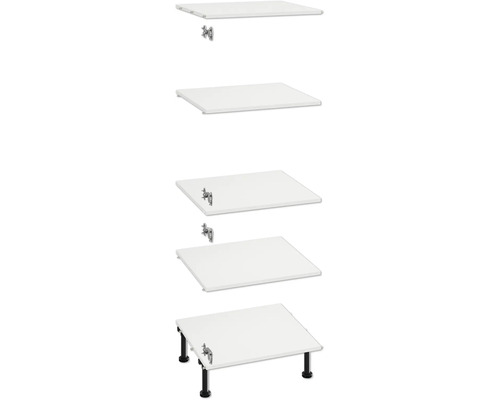 Waschtischplatte mit verschiedenen Montageoptionen für das Badezimmer