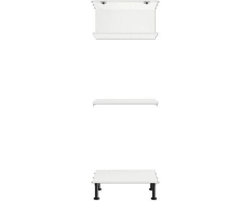 Badmöbel-Set bestehend aus Unterschrank, Waschtisch und Ablage