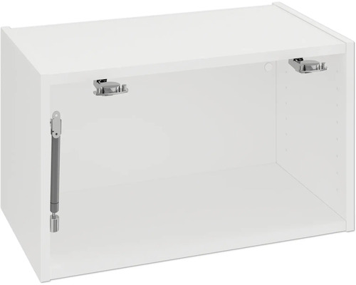 PICCANTE Smart Hängeschrankkorpus für Klappenschrank BxTxH 60 x 33 x 35,2 cm weiß zerlegt "Nr. 14" Weißer Hängeschrank mit innenliegenden Beschlägen