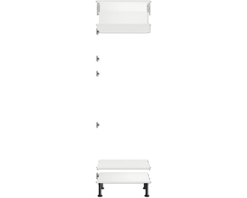 Küchenunterschrank mit Füßen und Einlegeböden