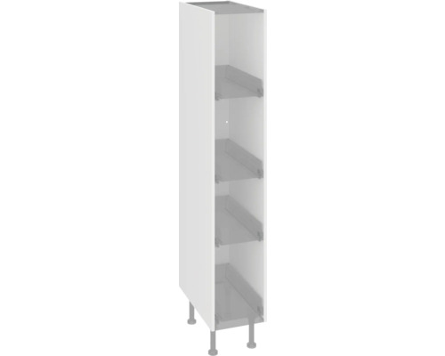 PICCANTE Smart Midi-Apotherschrankkorpus Seitenpaket BxTxH 30 x 56,5 x 160 cm weiß zerlegt "Nr. 43" Hochschrank mit Einlegeböden und Füßen