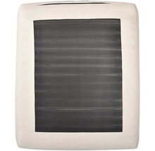 Quadratisches Dekokissen mit horizontalem Streifenmuster