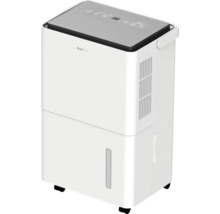 Luftentfeuchter in weißem Gehäuse mit digitaler Steuerung