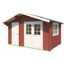 Gartenhaus aus Holz mit Fenster und Doppeltür