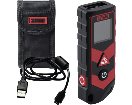 J.C. Schwarz Laser-Entfernungsmesser mit Tasche und Ladekabel