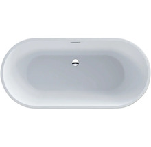 Freistehende Badewanne, ovale Form, Aufsicht