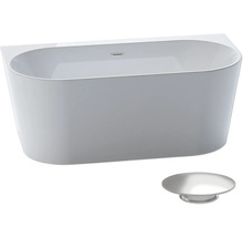 Freistehende Badewanne mit Ablaufgarnitur