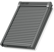 Geschlossener Dachfensterrollladen zur Verdunkelung und zum Schutz vor Witterungseinflüssen