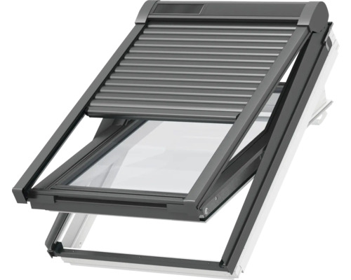 Dachfenster mit Rollladen zur Verdunkelung