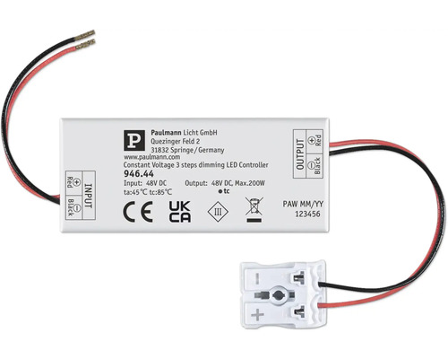 Paulmann LED Controller für Konstantspannung mit 3-Stufen-Dimmung