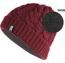 Gestrickte Mütze mit Innenfutter und Heat2 Original Logo
