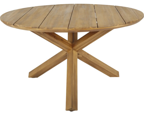 Runder Gartentisch aus Holz