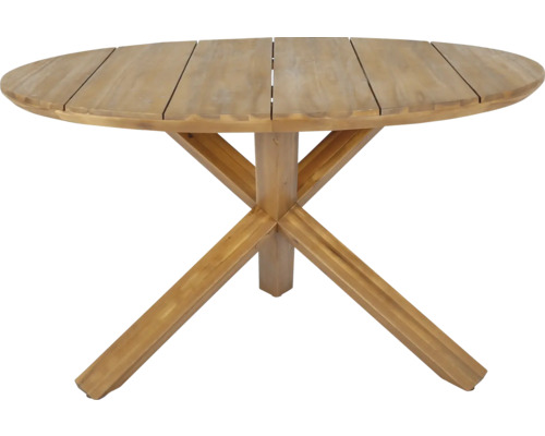Runder Gartentisch aus Holz