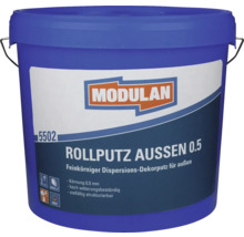Eimer Modulan Rollputz Aussen 0.5, feinkörniger Dispersionsdekorputz für Aussenbereich