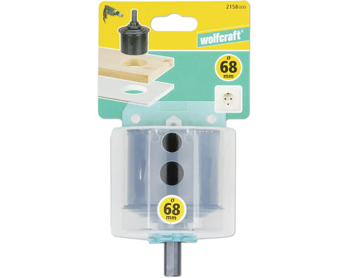 Wolfcraft Lochsäge mit 68 Millimeter Durchmesser