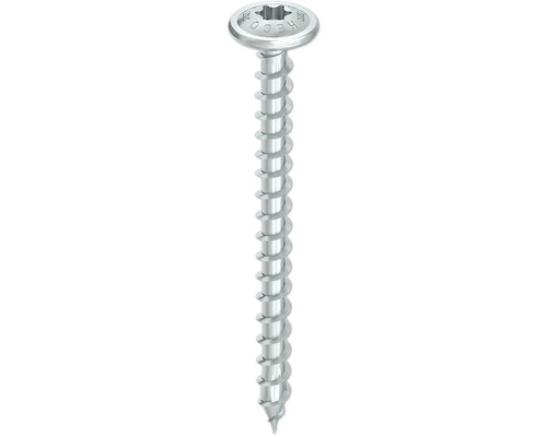 HECO-TOPIX-plus Holzschraube Tellerkopf TX Vollgewinde 6x70 mm blau verzinkt 100 Stück Einzelne Holzschraube mit Senkkopf und Innensechsrund