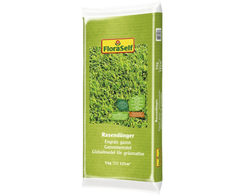 Rasendünger FloraSelf 5 kg / 125 m² mineralischer Dünger FloraSelf Rasendünger 5 kg für 125 Quadratmeter