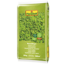 Verpackung Rasendünger von FloraSelf für 500 Quadratmeter