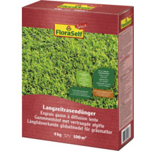 FloraSelf Langzeitrasendünger für eine langanhaltende Rasenpflege, 4 Kilogramm für 100 Quadratmeter