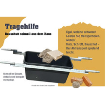 Tragehilfe für Bauschutt und andere schwere Lasten