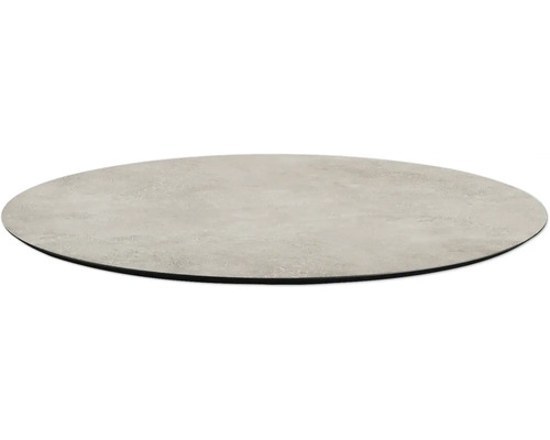 Runde Tischplatte aus Steinmaterial