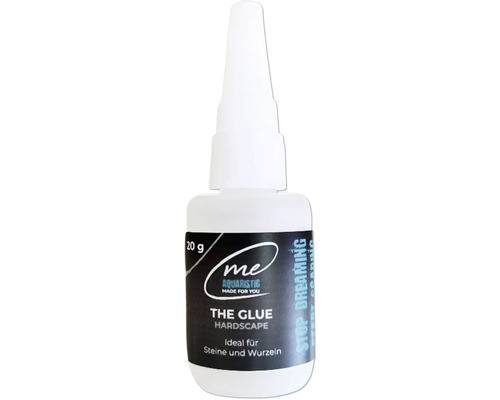 Aquarium Sekundenkleber Me The Glue - Hardscape, 20 g, dünnflüssig Aquaristik Kleber für Steine und Wurzeln, 20 Gramm