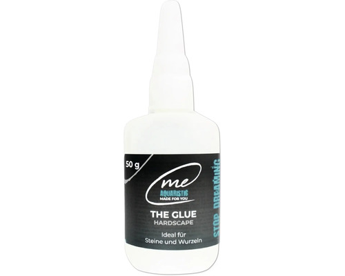 Aquarium Sekundenkleber Me The Glue - Hardscape 50 g, dünnflüssig Aquarienklarer Klebstoff mit 50 Gramm Inhalt für Hardscape