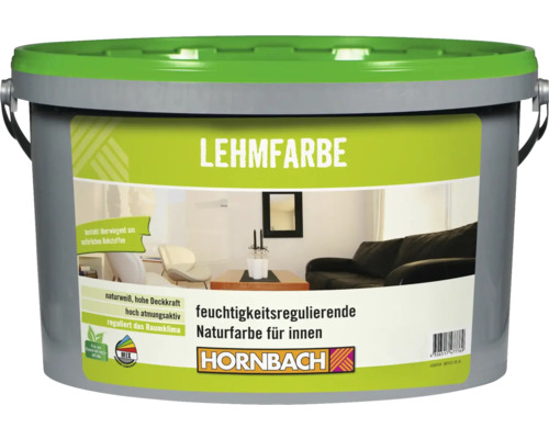 Eimer Lehmfarbe für Innenräume von Hornbach